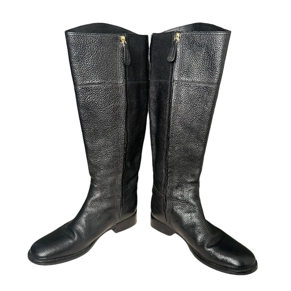 Tory Burch | Black Junction Riding Boots Size 7.5 - Picture 7 of 11